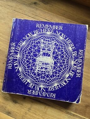 ✨Vintage Be Here Now by Ram Dass • Iconic Spiritual Classic • Rare 70s Yoga Book